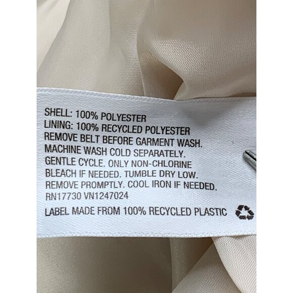 NWT Womens Ava & Viv Oatmeal Belted Trucker Shirt Coat 2X Plus Fleece RZ10405 - Picture 11 of 13